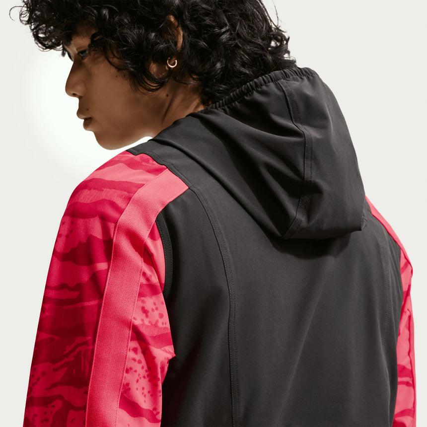 Nike Korea Men's Energy Woven Jacket Dark Black/Red Sleeve