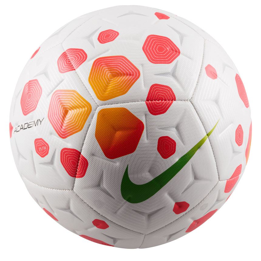 Nike Liga MX Academy Soccer Ball White/Pink/Green Front