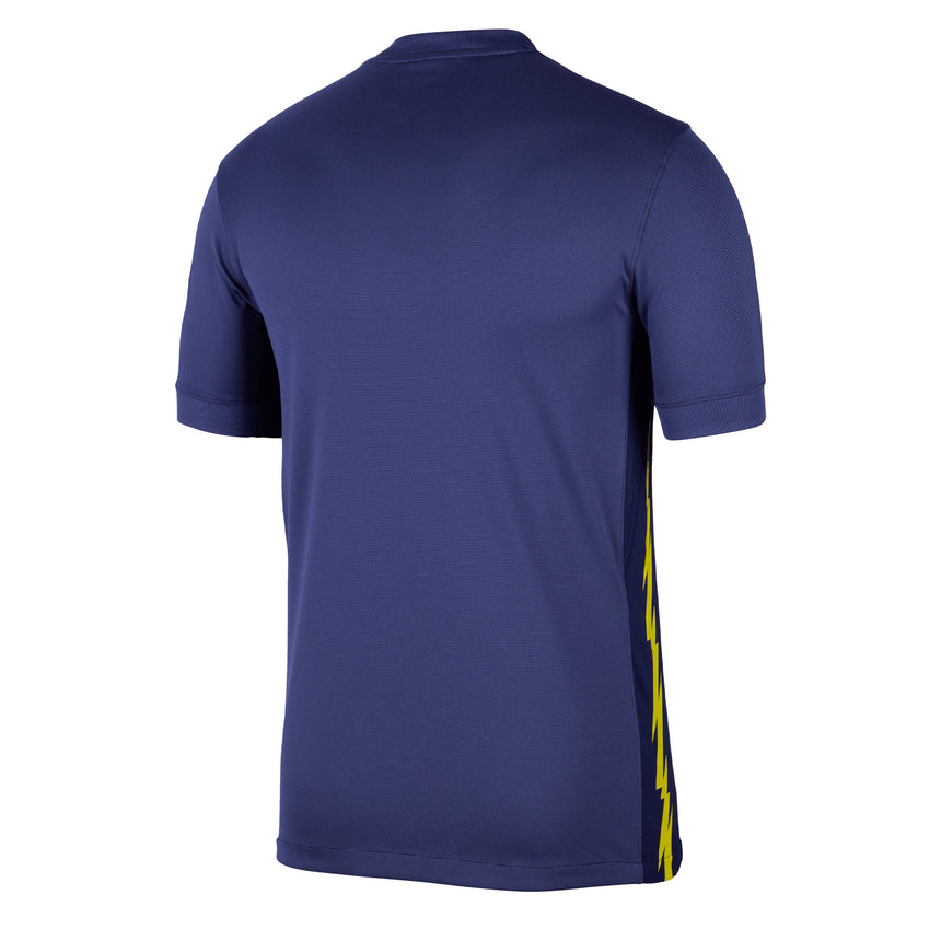 Nike Men's Atlectico Madrid 2025/26 Away Jersey Blue/Purple/Yellow Back