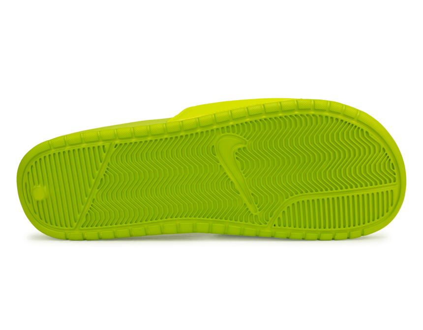 Nike Men's Benassi Stussy Sandal Green/White Sole
