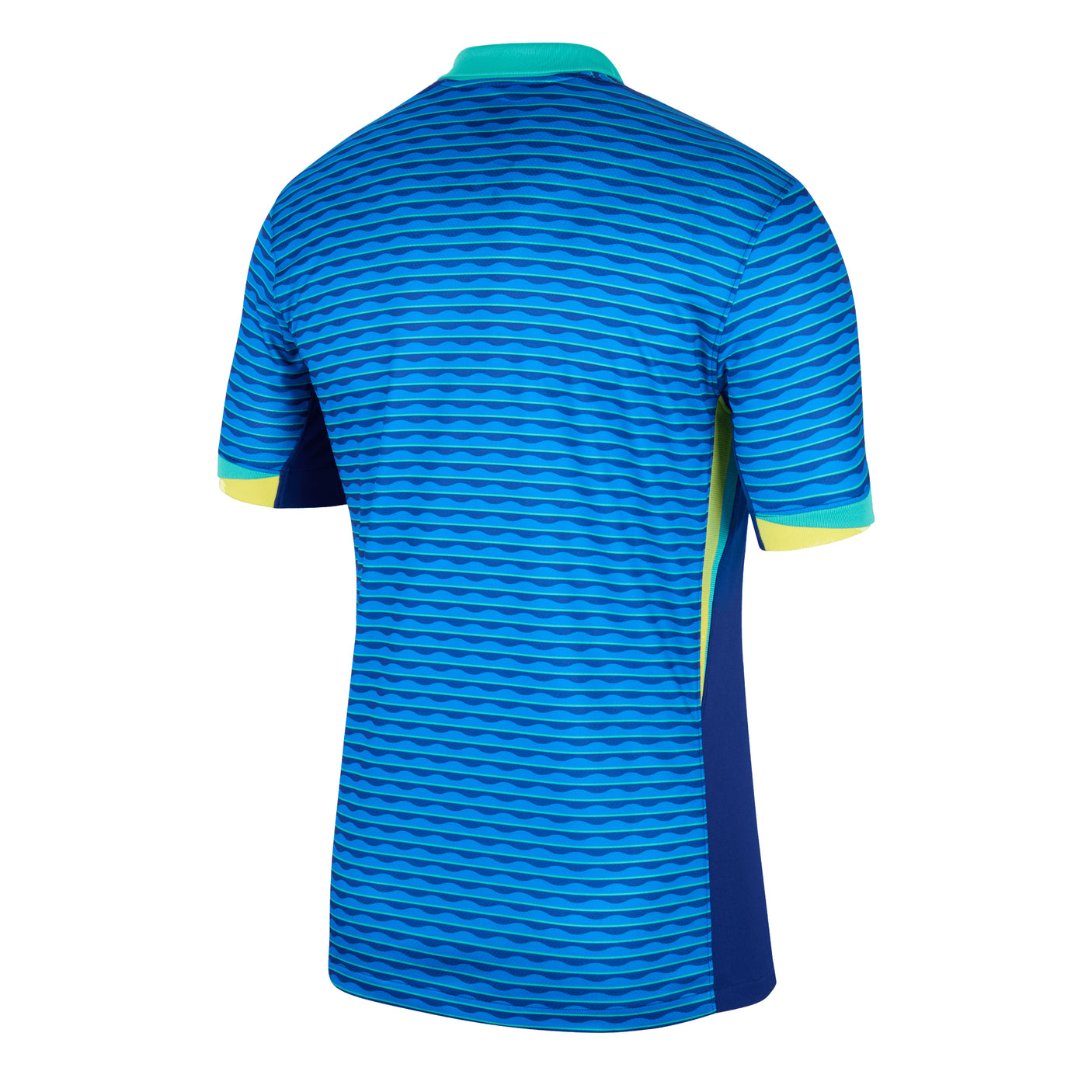 Nike Men's Brazil 2024/25 Away Jersey Blue/Green Back