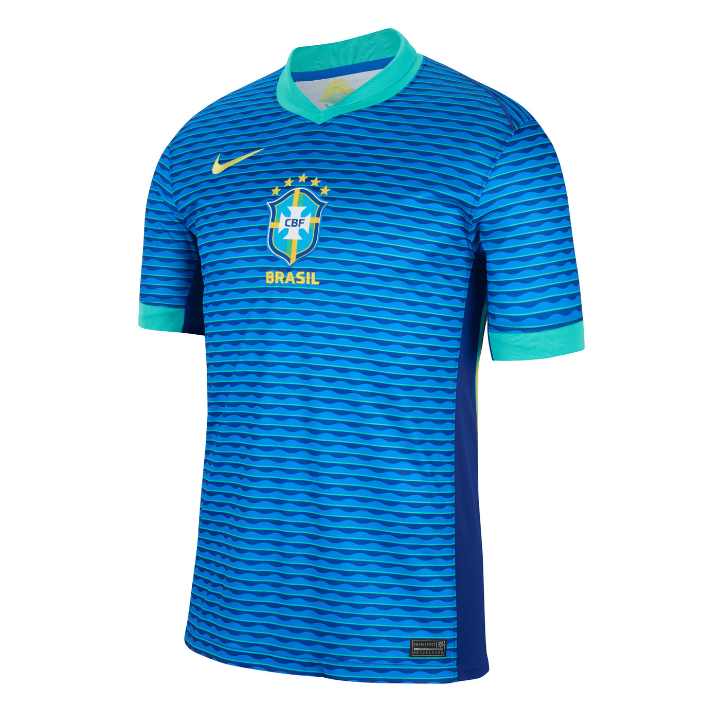 Nike Men's Brazil 2024/25 Away Jersey Blue/Green Front