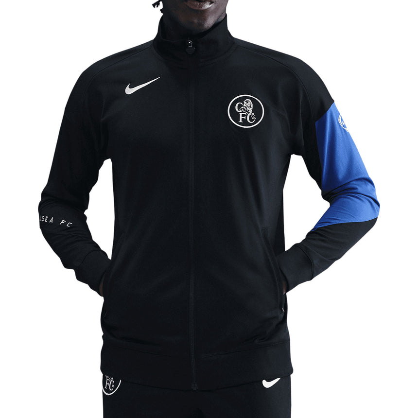 Nike Men's Chelsea 2025/26 Full-Zip Jacket Black Front