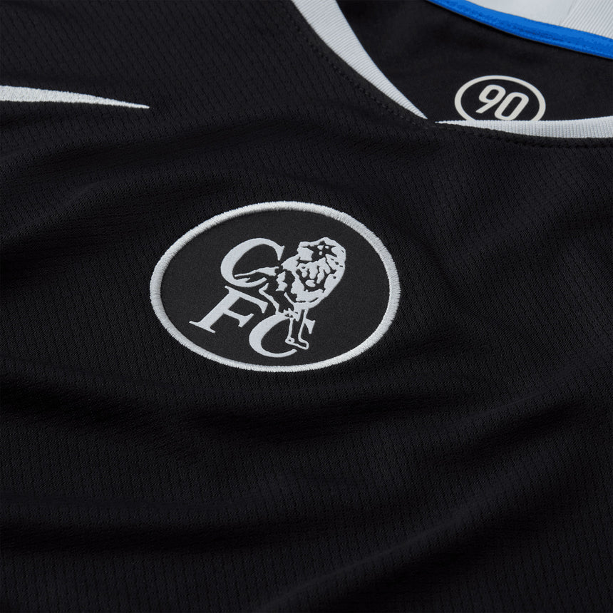 Nike Men's Chelsea 2025/26 Third Jersey Black/Silver/Blue Crest