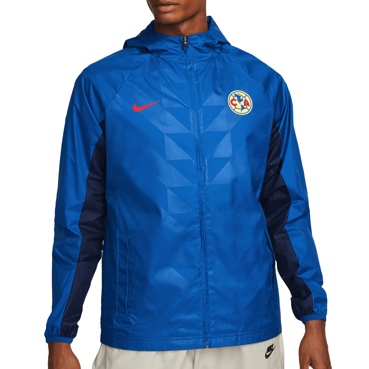 Nike Men's Club America 2023/24 AWF Jacket Blue/Red Front