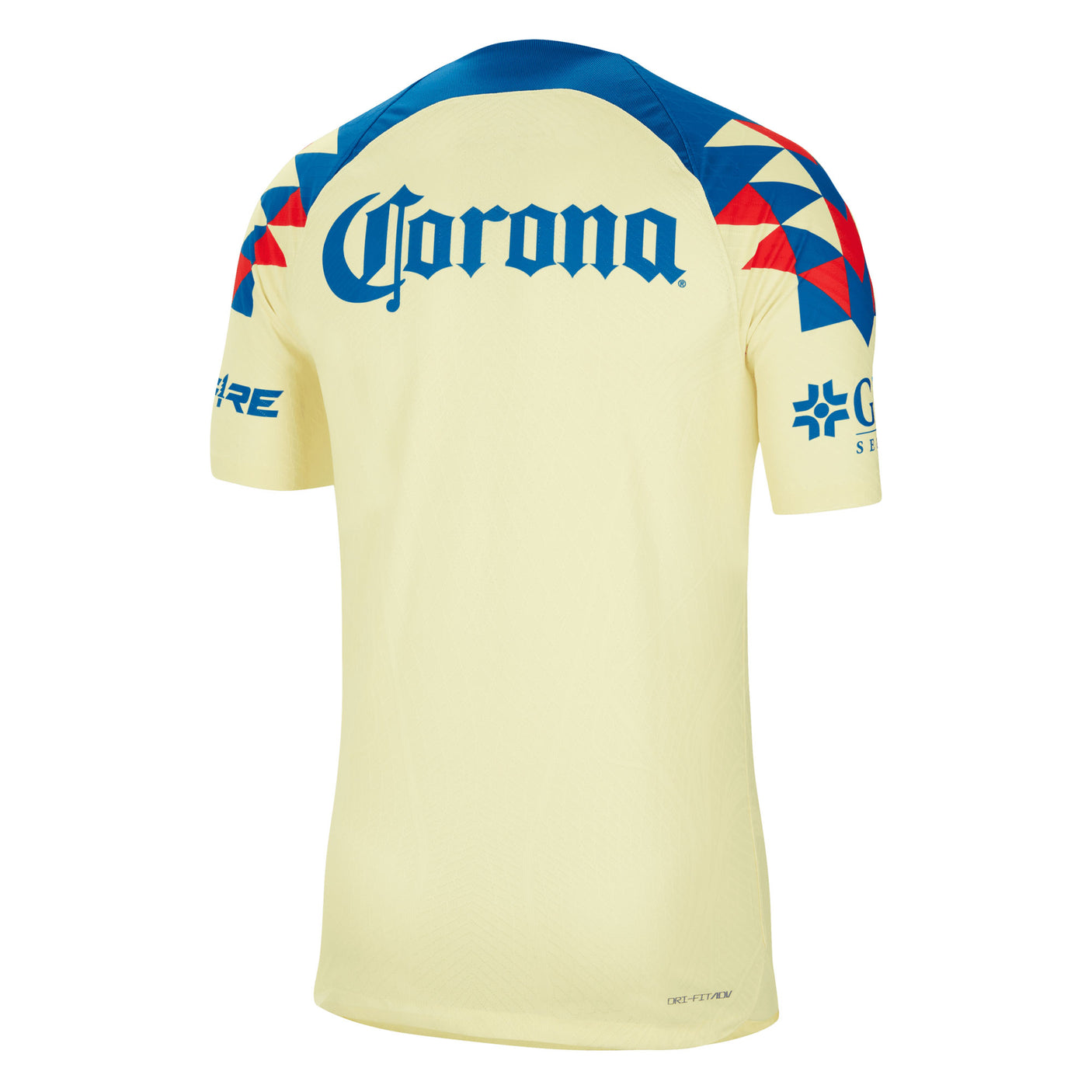 Nike Men's Club America 2023/24 Dri-FIT ADV Home Jersey Yellow/Blue Back