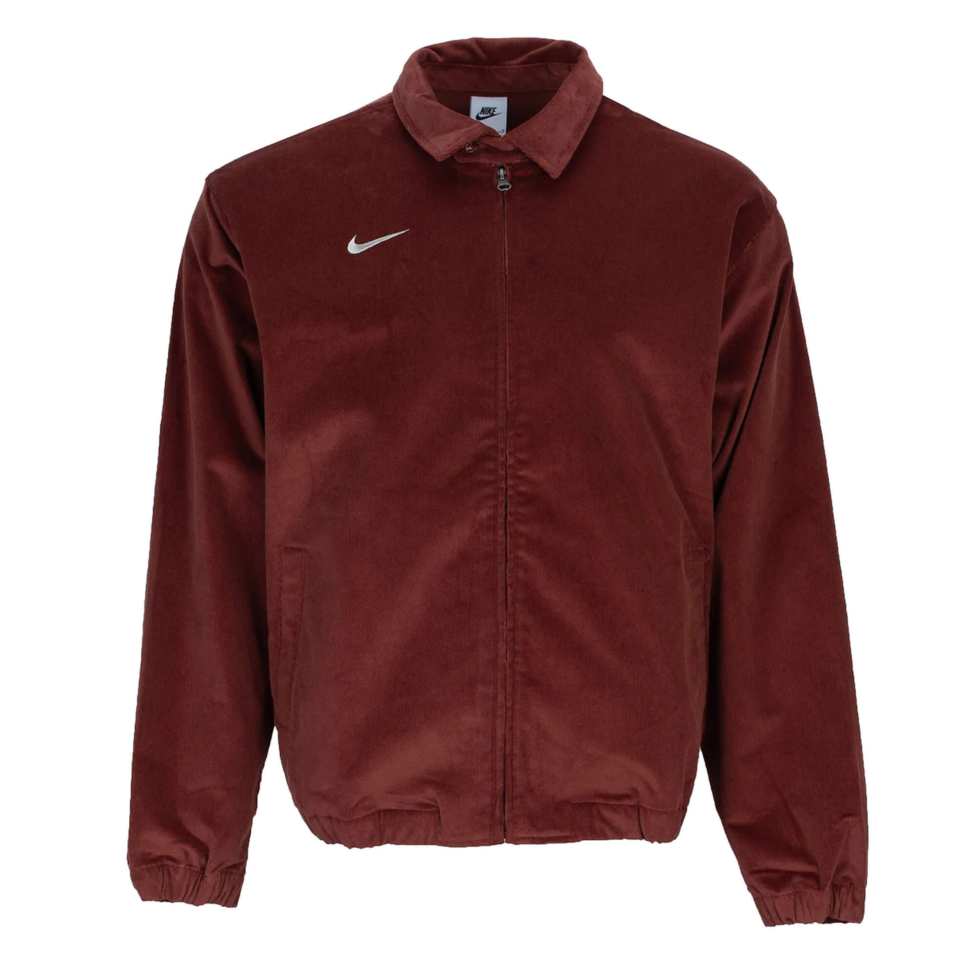 Nike Men's Club America Corduroy Harrington Jacket Burgundy Front