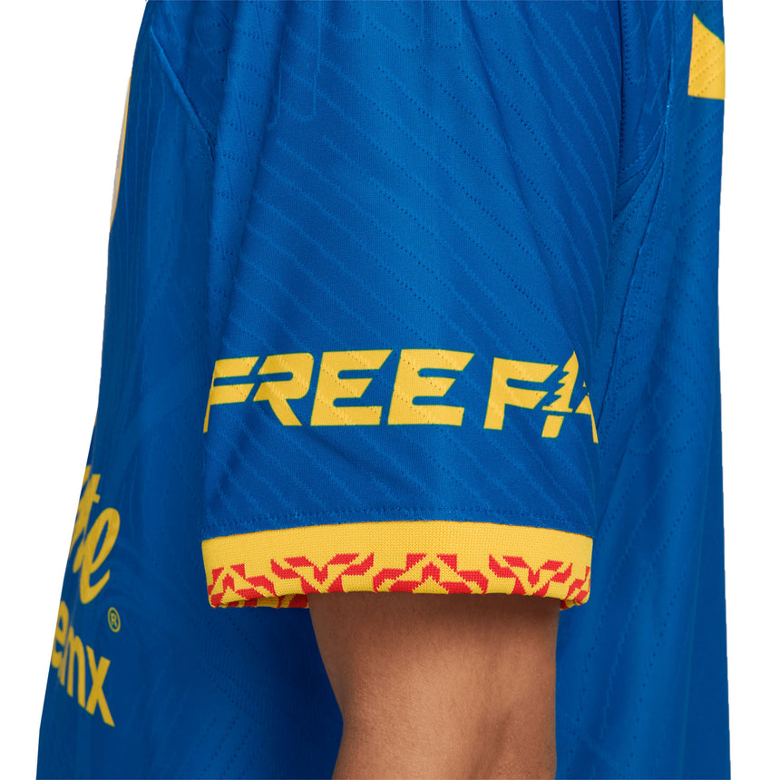 Nike Men's Club America 2023/24 Dri-FIT Match Away Jersey Blue/Yellow Left Sleeve