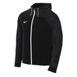 Nike Men's Dri-Fit Knit Strike 23 Hooded Track Jacket Black/White Front