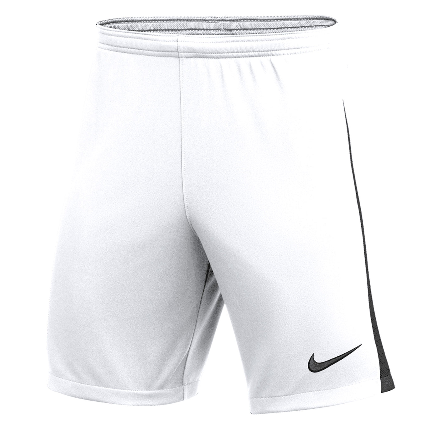 Nike Men's Dri-Fit League Knit III Shorts White/Black Front