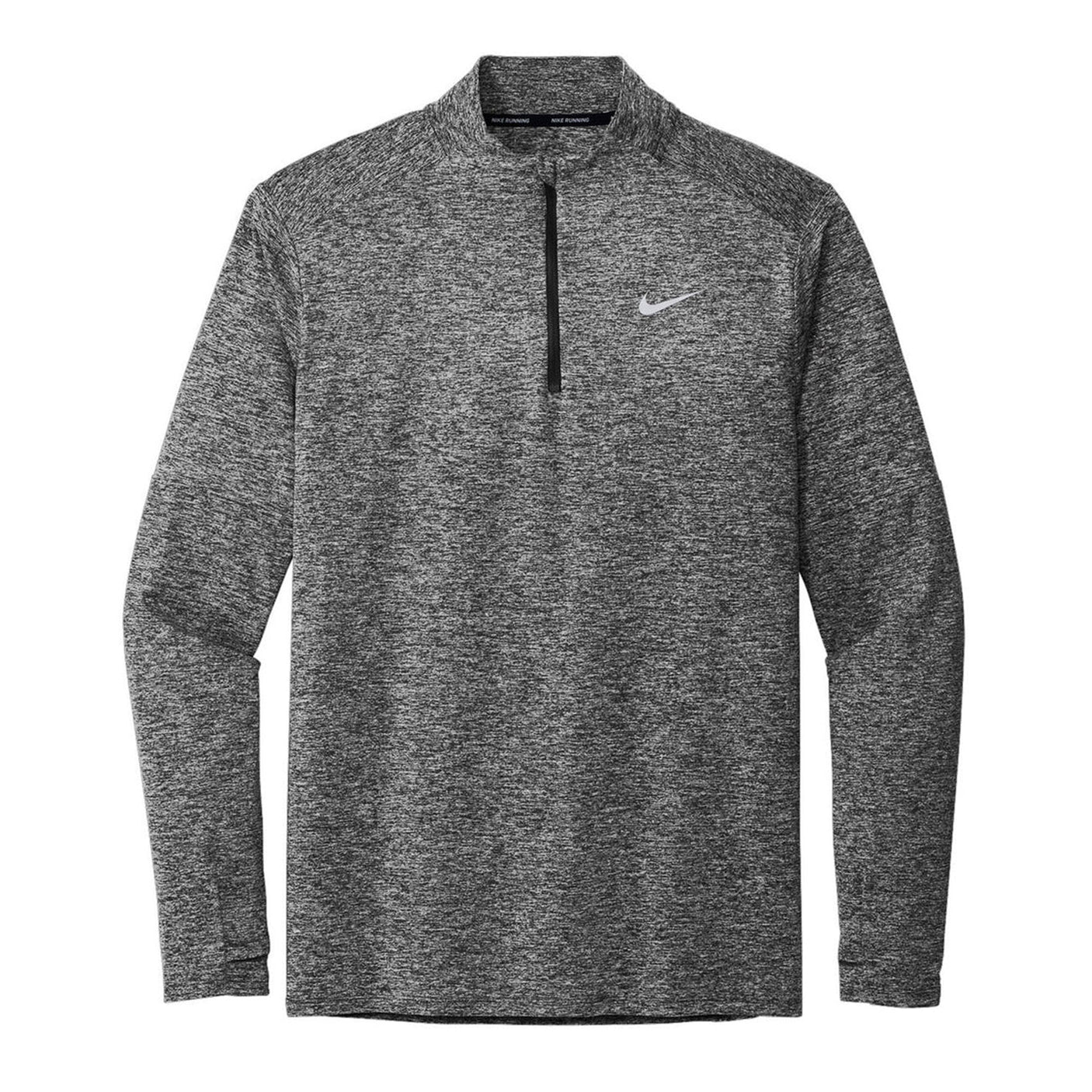 Nike Men's Element Dri-Fit 1/2 Zip Running Top Heather Grey Front
