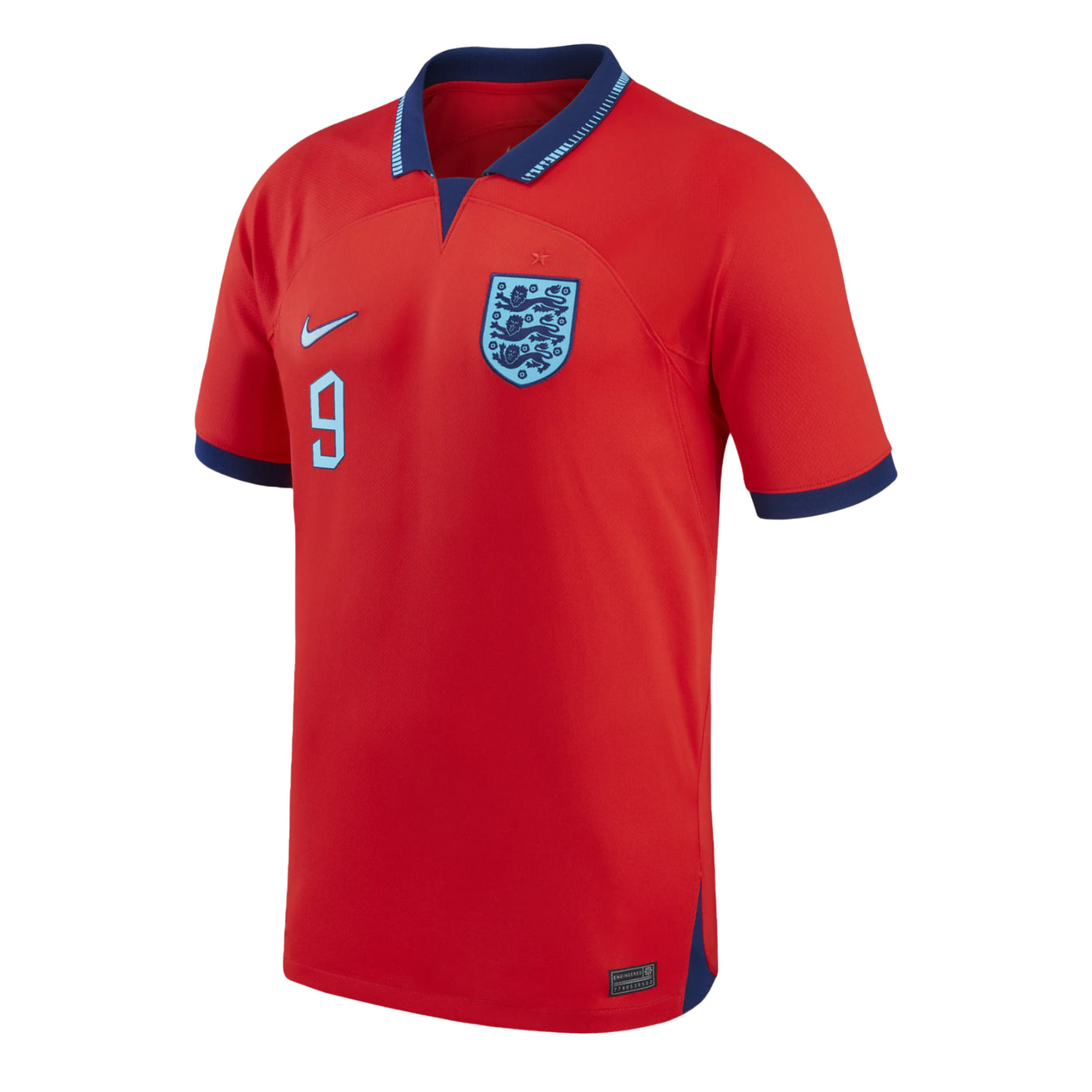 Nike Men's England 2022/23 Away Jersey w Kane #9 Printing Front