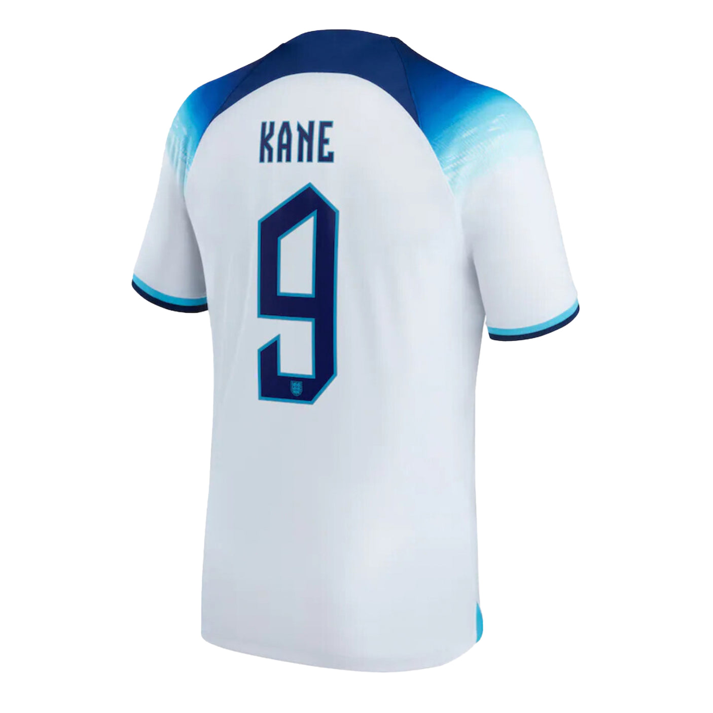 Nike Men's England 2022/23 Home Jersey w/ Kane #9 Printing Back