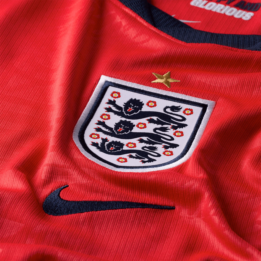 Nike Men's England World Cup 2026 Away Jersey Red Crest