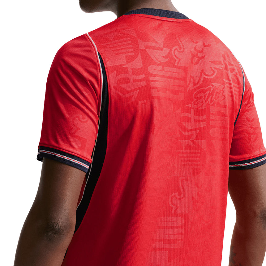 Nike Men's England World Cup 2026 Away Jersey Red Neck