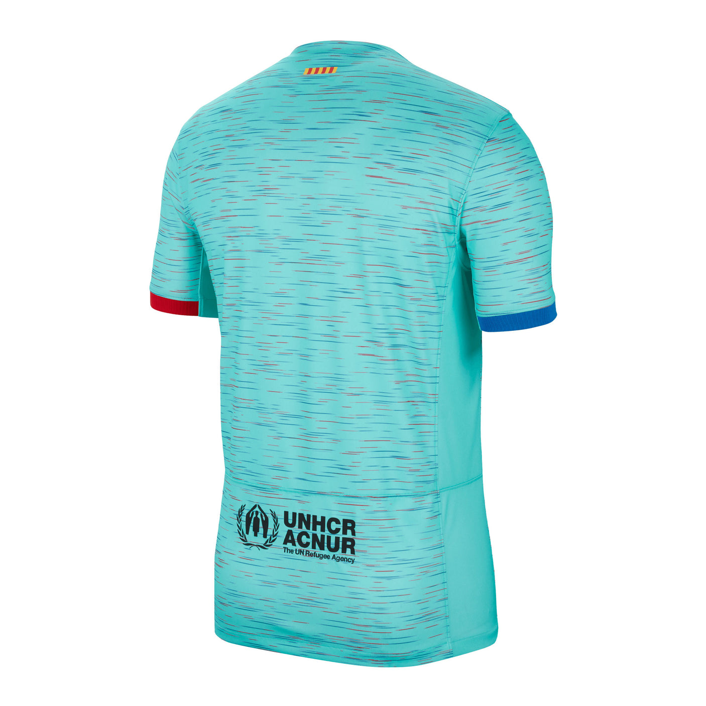 Nike Men's FC Barcelona 2023/24 Third Jersey Light Aqua/Black Back