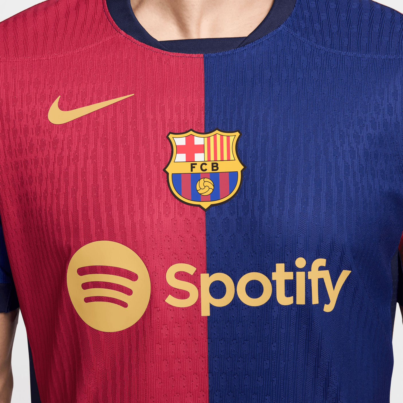Nike Men's FC Barcelona 2024/25 Dri-FIT ADV Home Jersey Royal Blue/Red Crest