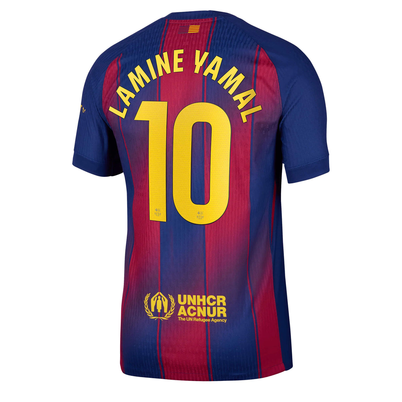 Nike Men's FC Barcelona 2025/26 Dri-FIT ADV Home Jersey w/ Lamine Yamal #10 Printing Back