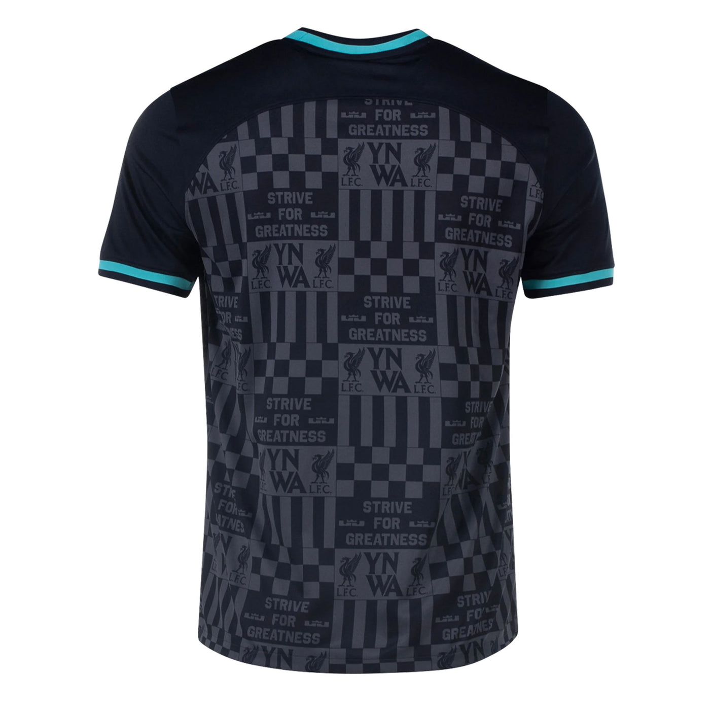 Nike Men's Liverpool 2023/24 Lebron James Jersey Black Back