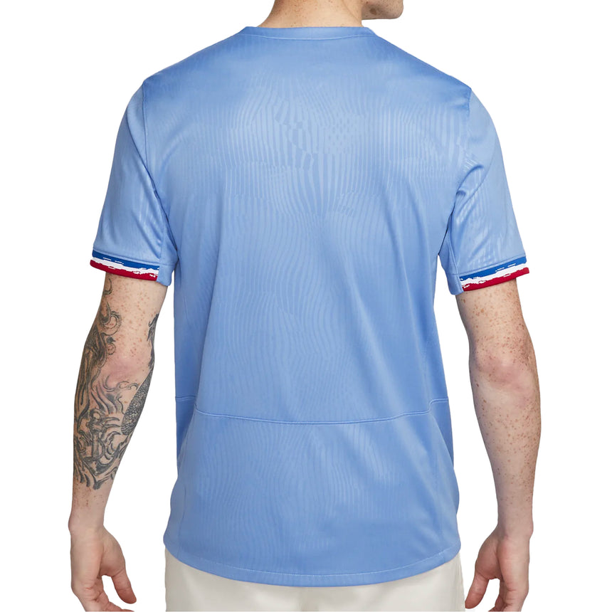 Nike Men's France 2023/24 Home Jersey Polar/Blue Back