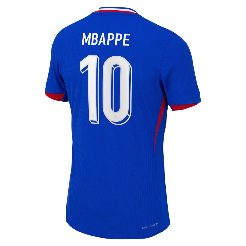 Nike Men's France 2024/25 Dri-Fit ADV Home Jersey w/Mbappe #10 Printing Back