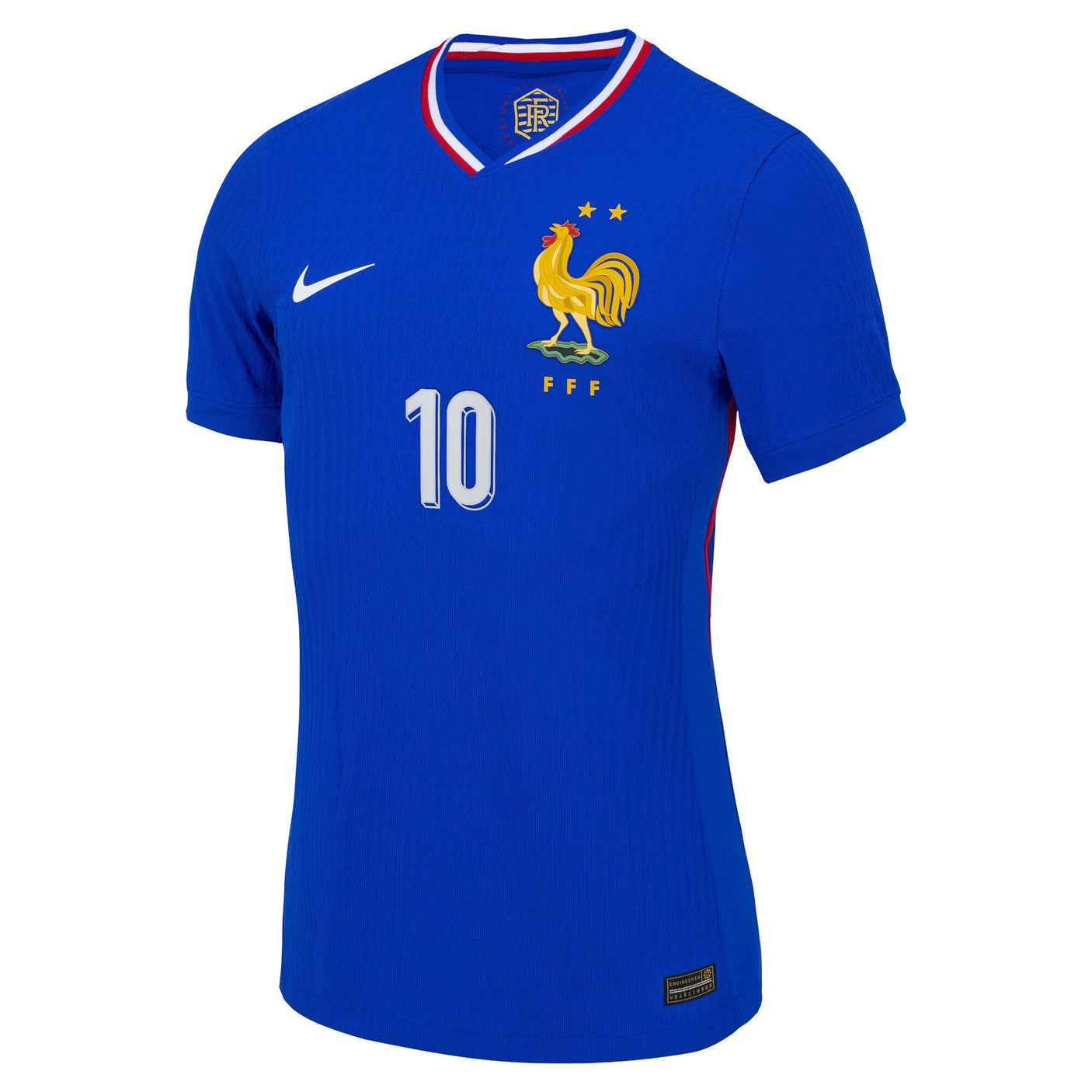 Nike Men's France 2024/25 Dri-Fit ADV Home Jersey w/Mbappe #10 Printing Front
