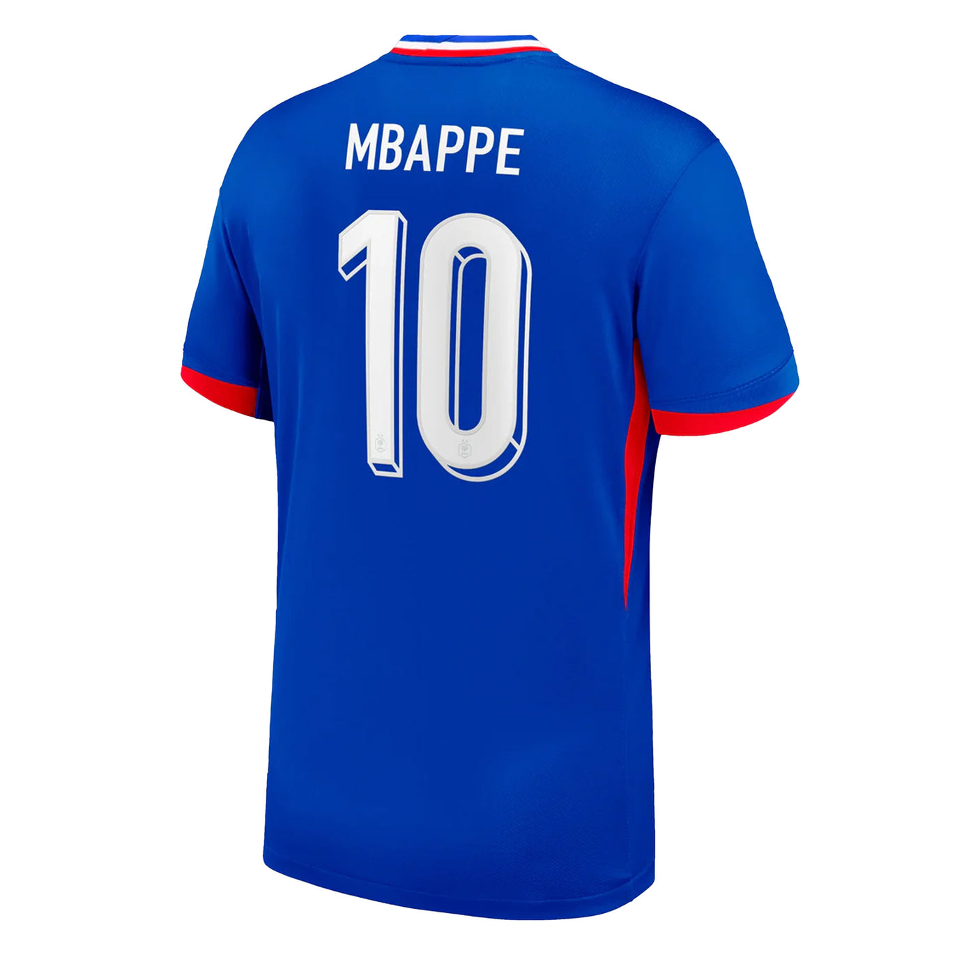 Nike Men's France 2024/25 Home Jersey w/ Mbappe #10 Printing Back