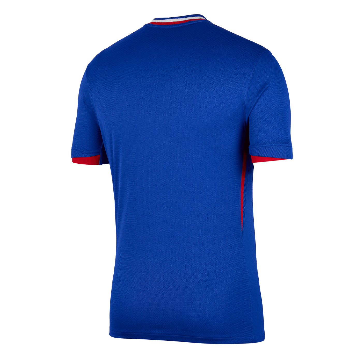 Nike Men's France 2024/25 Home Jersey Bright Blue/University Red/White Back
