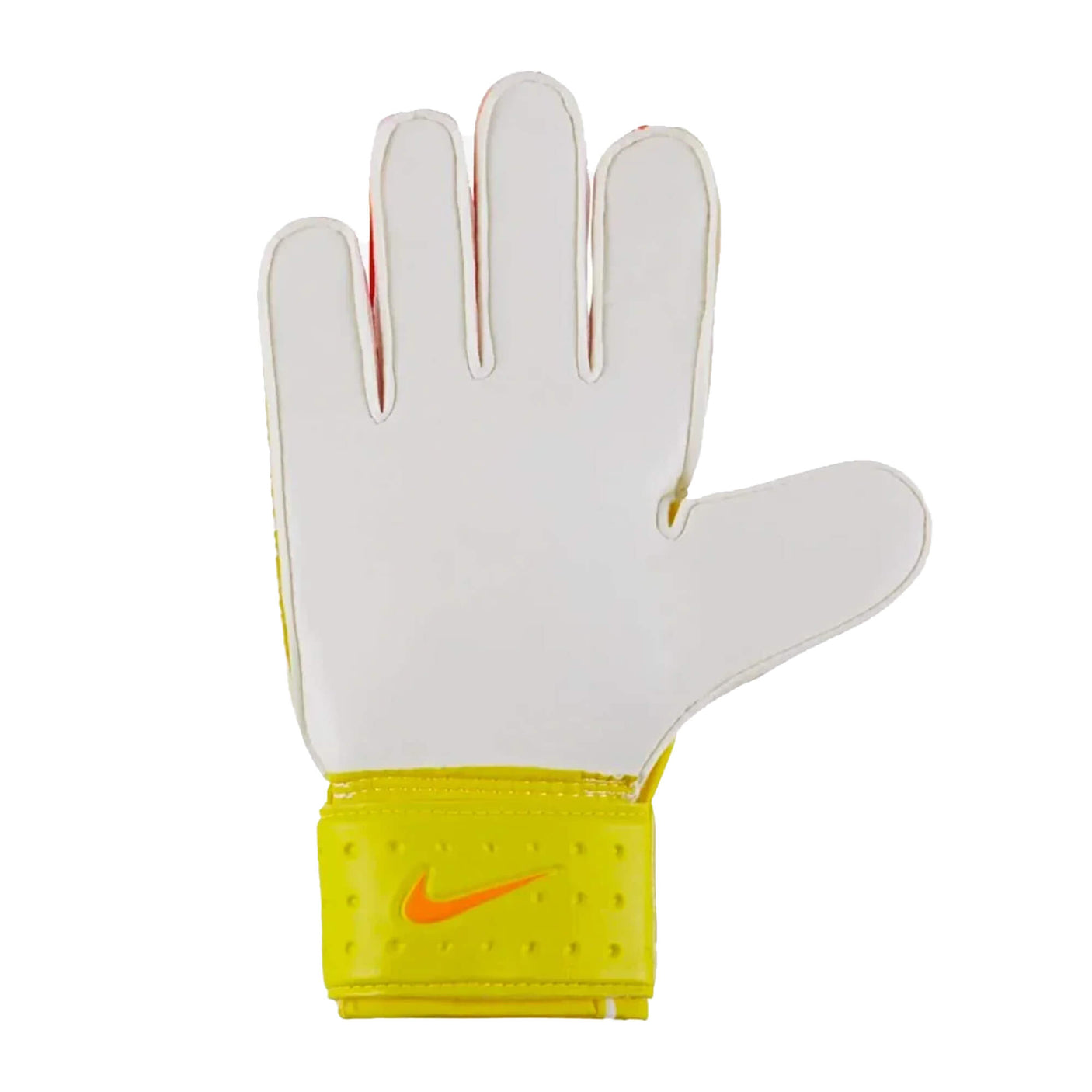 Nike Men's Match Goalkeeper Gloves Visual Yellow/Total Orange/White Palm