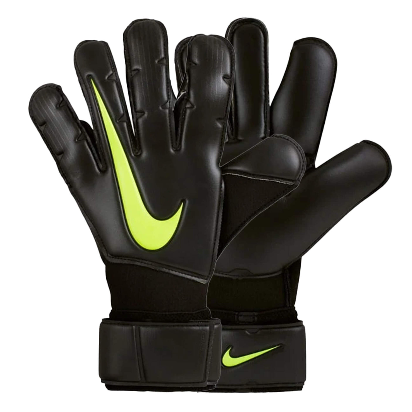 Nike Men's Vapor Grip 3 Goalkeeper Gloves Black/Volt