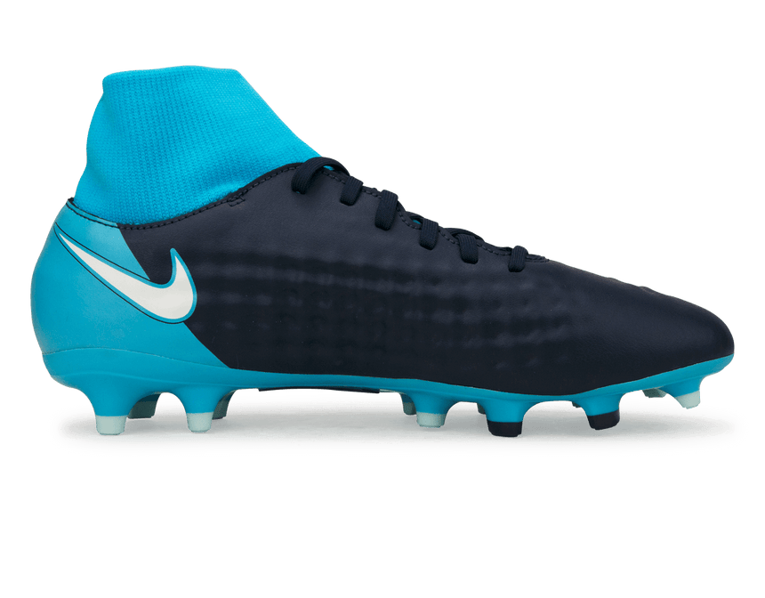 Nike Men's Magista Onda II DF FG Obsidian/White/Gamma Blue Side
