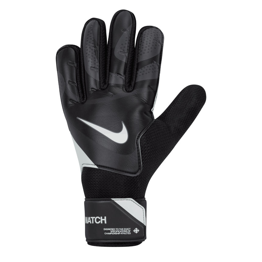 Nike Men's Match Goalkeeper Gloves Black/White Front