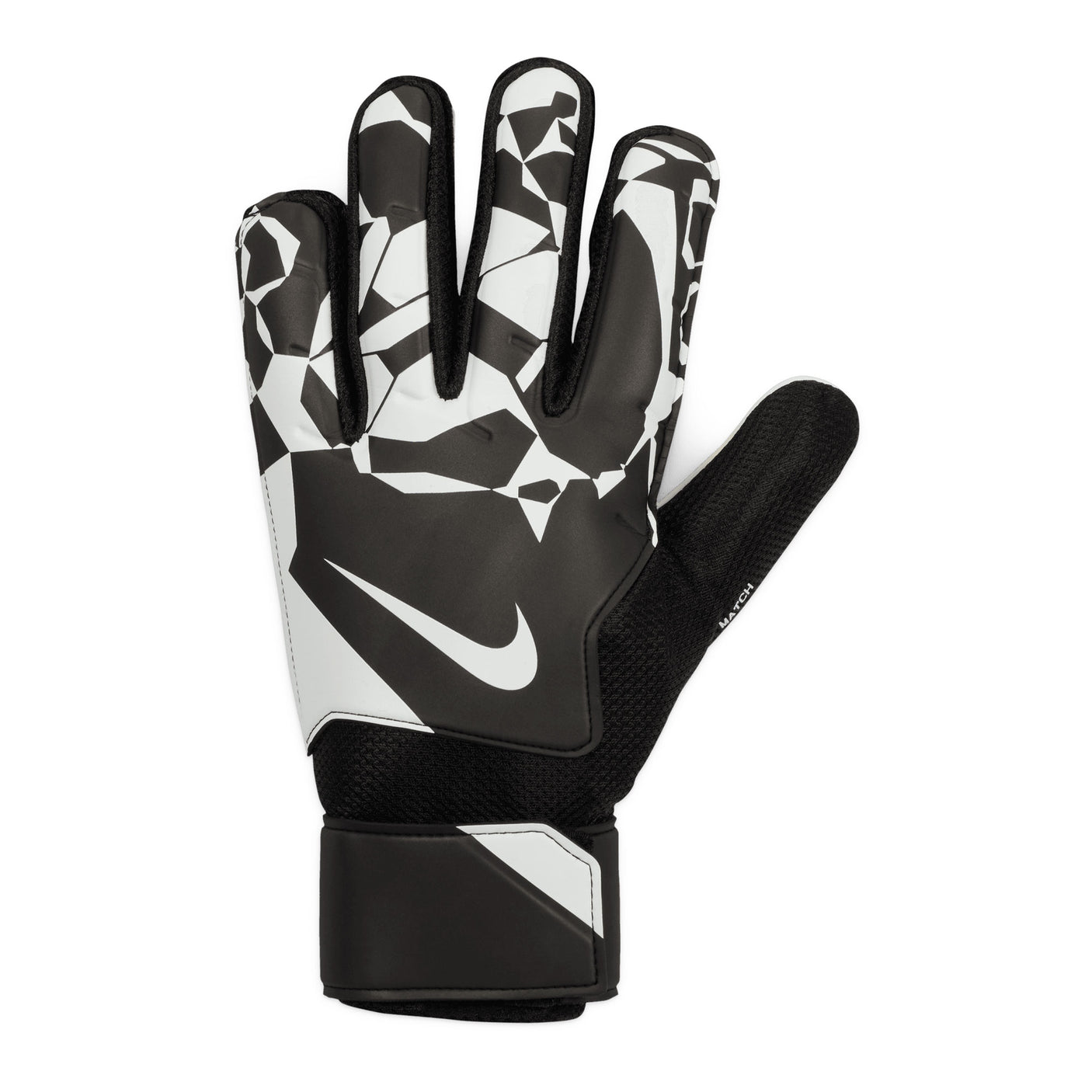 Nike Men's Match Goalkeeper Gloves Black/White Front