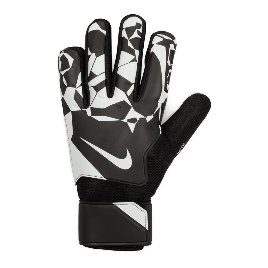 Nike Men's Match Goalkeeper Gloves Black/White Front
