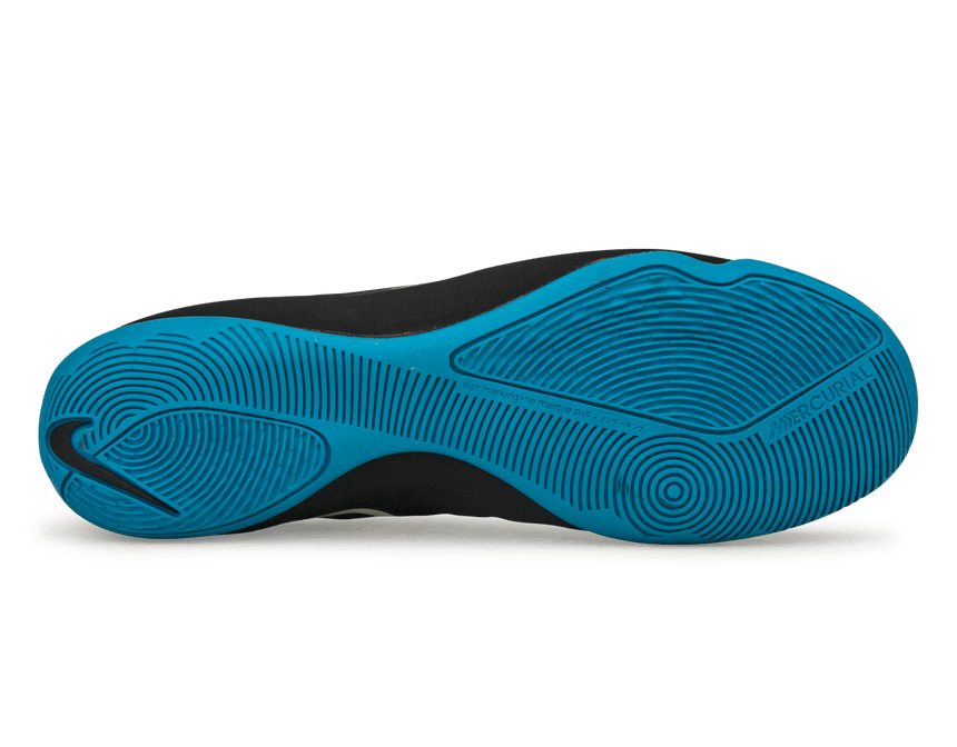 Nike Men's Mercurial CR7 Victory V TF Black/Neo Turquoise/White Sole