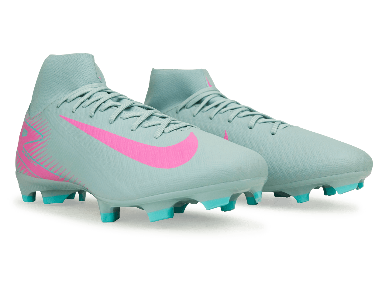 Nike Men's Mercurial Superfly 10 Academy FG/MG Ocean Cube/Pink Blast Together