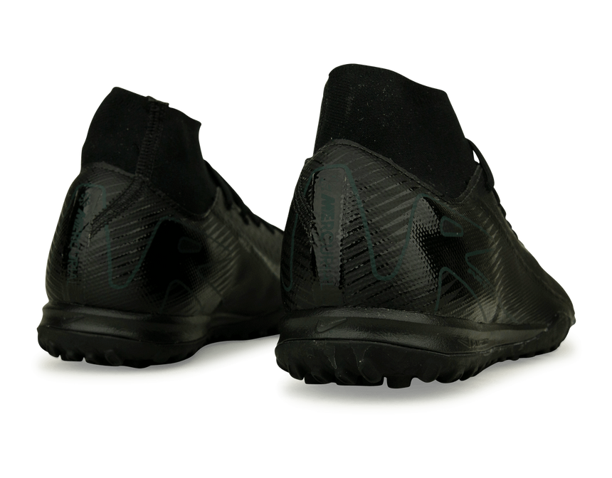 Nike Men's Zoom Mercurial Superfly 10 Academy TF Black/Deep Jungle Rear
