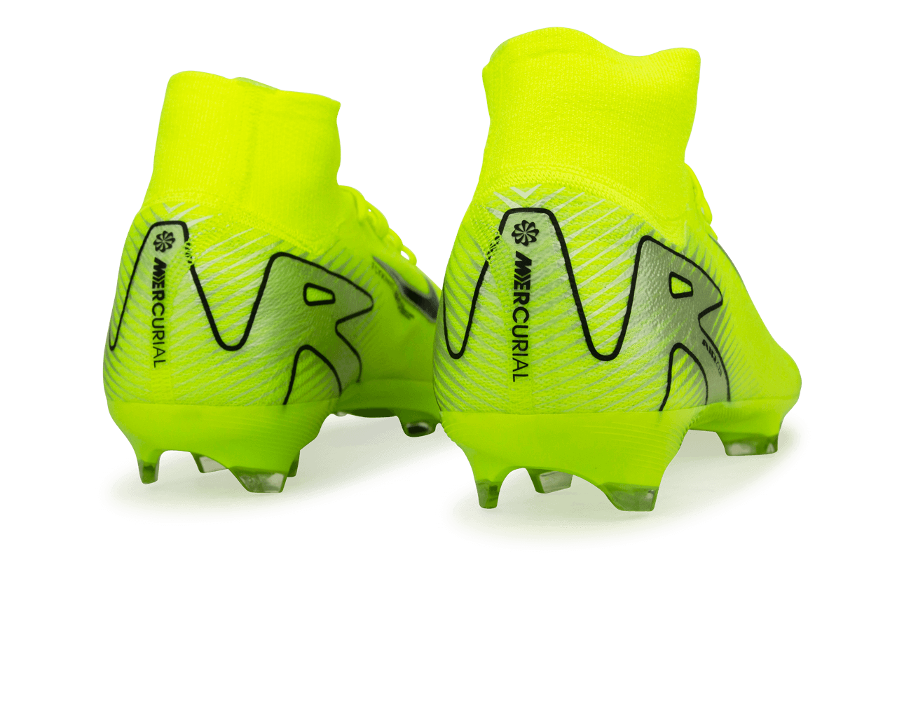 Nike Men's Zoom Mercurial Superfly 10 Pro FG Volt/Black Rear