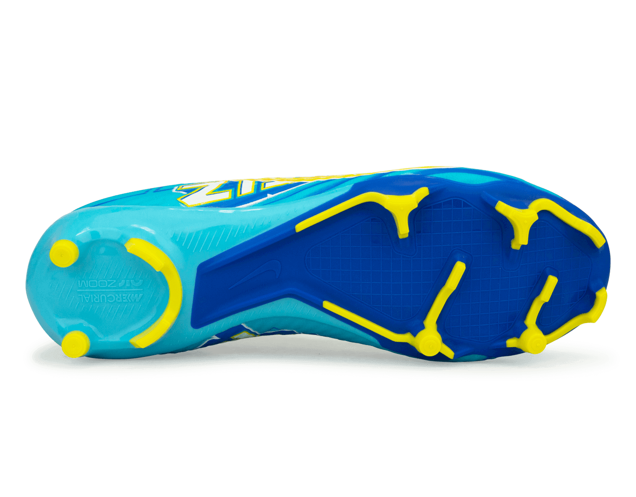 Nike Men's Mercurial Superfly 9 Academy KM FG/MG Blue/White Sole