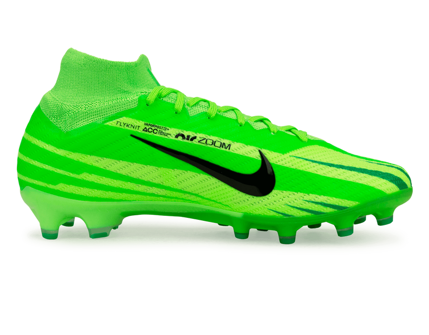 Nike Men's Zoom Mercurial Superfly 9 MDS Elite AG-Pro Green Strike/Black Side