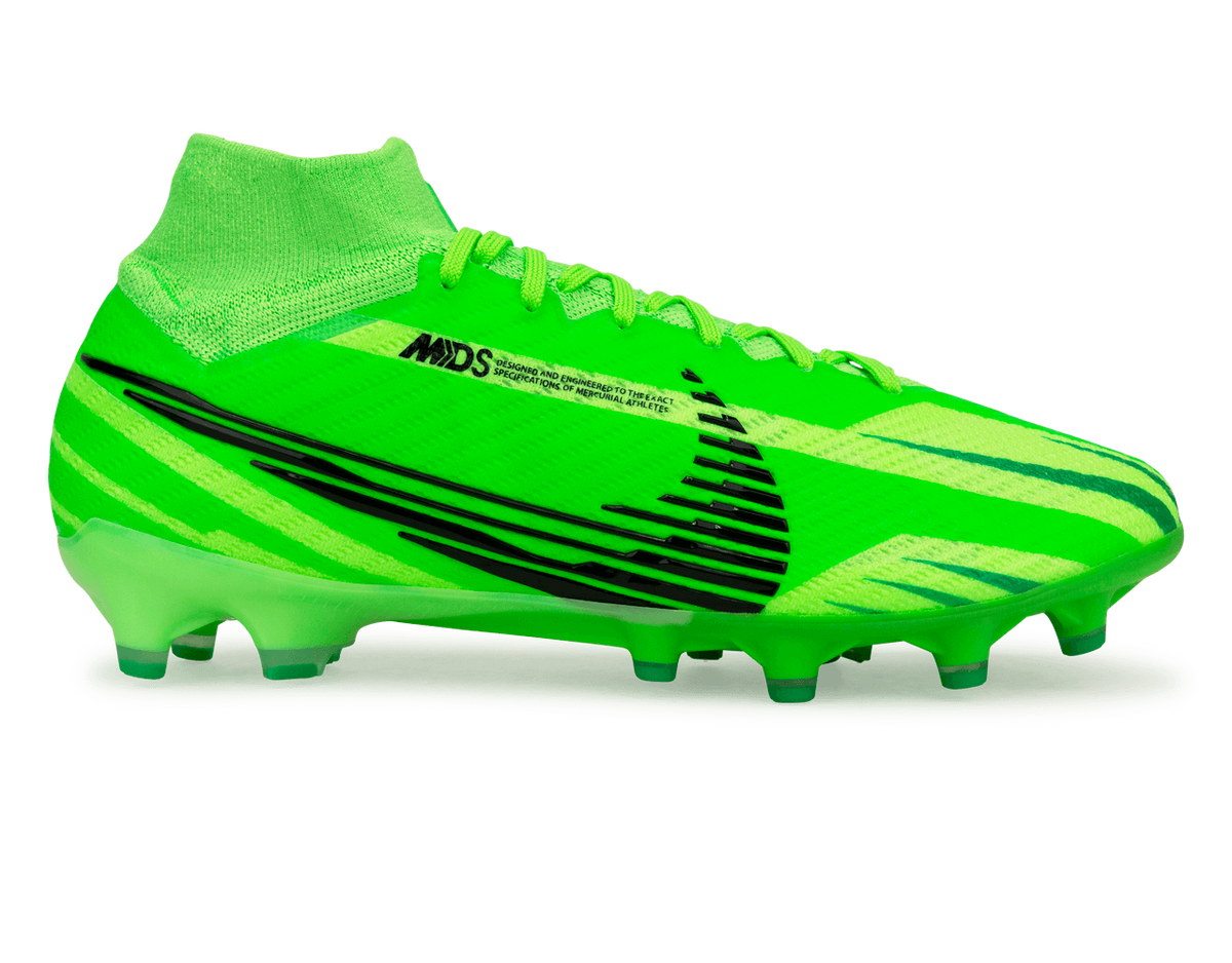 Nike Men s Zoom Mercurial Superfly 9 Elite MDS AG Pro Green Strike Bla Azteca Soccer