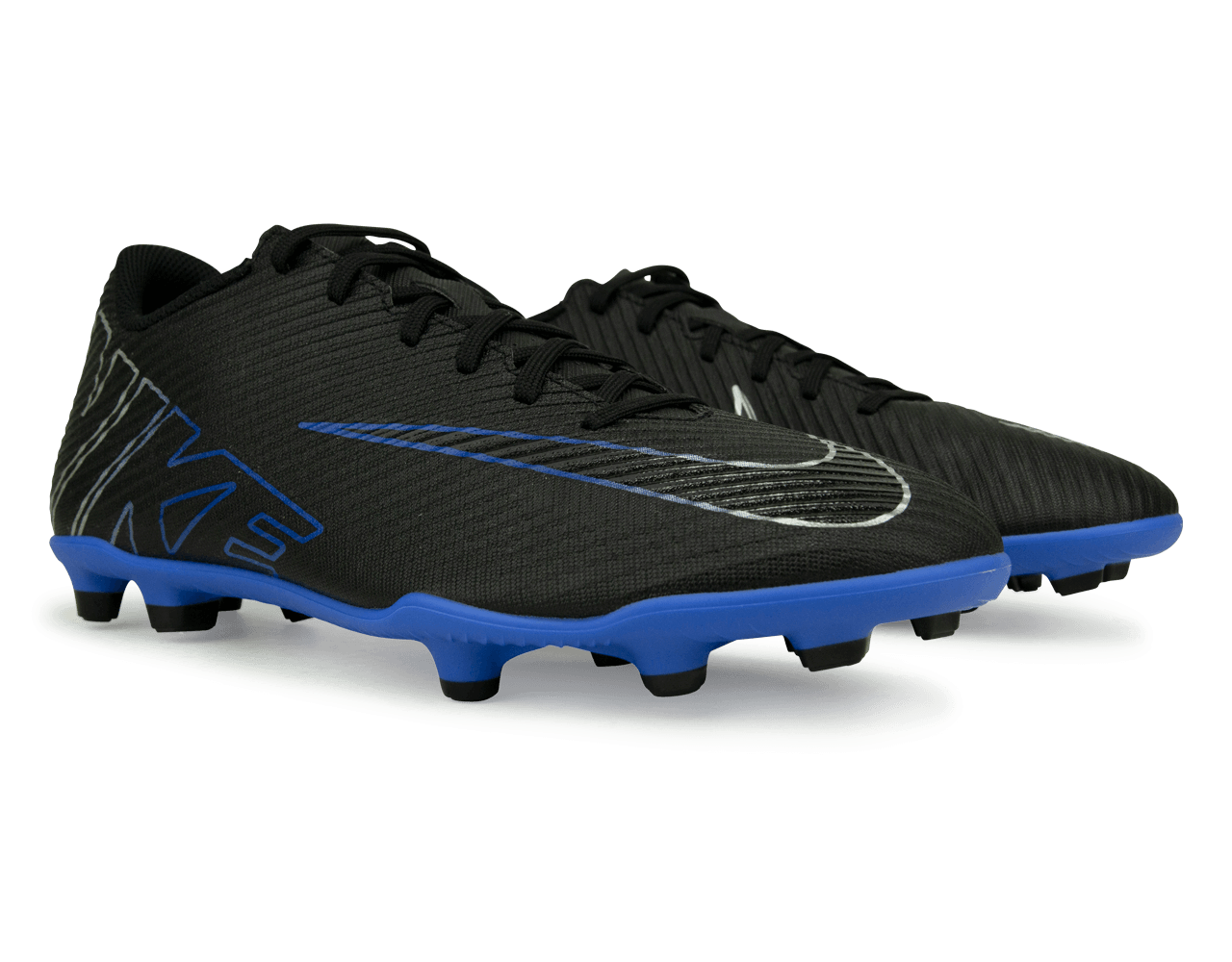 Nike Men's Mercurial Vapor 15 Club FG/MG Black/Blue Together