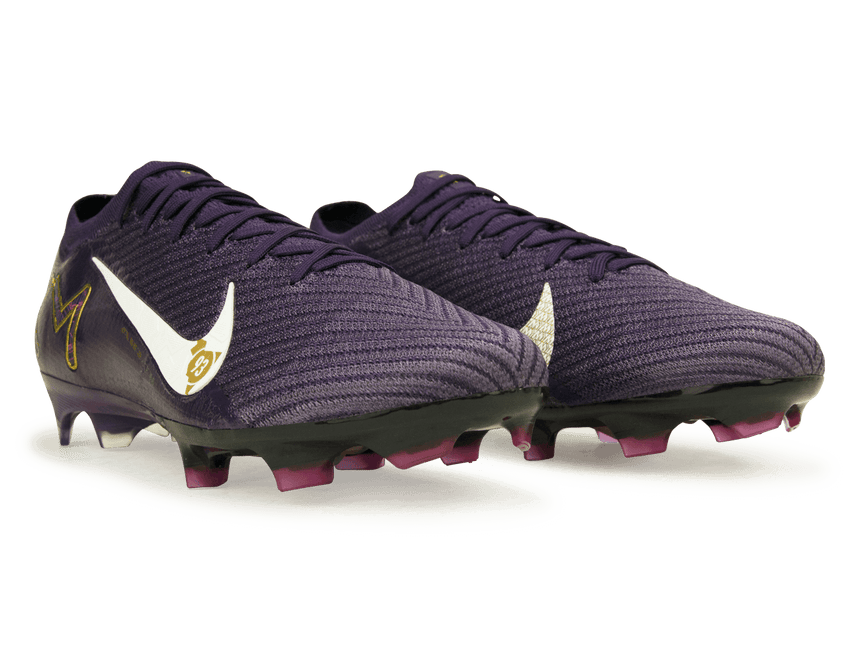Nike Men's Zoom Mercurial Vapor 16 Elite KM FG Grand Purple/Pale Ivory Together