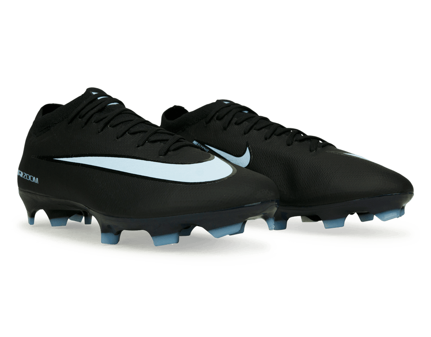 Nike Men's Zoom Mercurial Vapor 16 Pro FG Black/Ice Blue Together