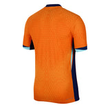 Nike Men's Netherlands 2024/25 Dri-FIT ADV Home Jersey Orange/Blue Void Back