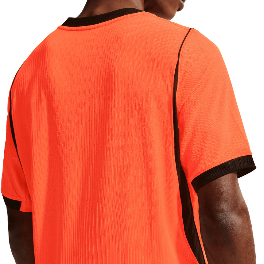 Nike Men's Netherlands World Cup 2026 Dri-FIT ADV Home Jersey Orange/Black Neck