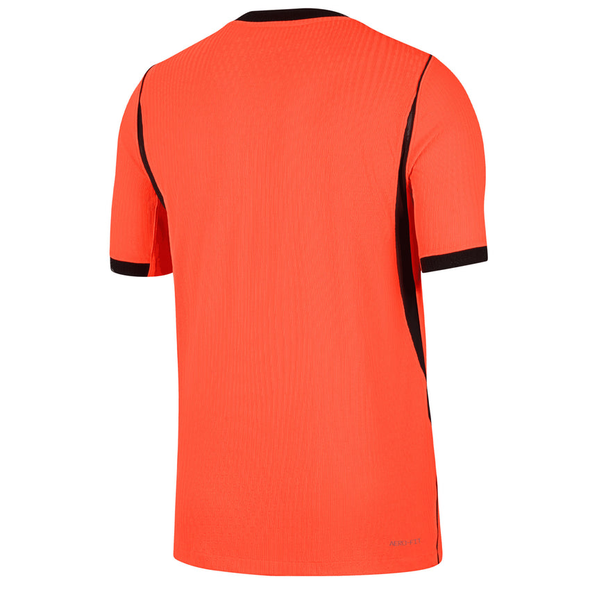 Nike Men's Netherlands World Cup 2026 Dri-FIT ADV Home Jersey Orange/Black Back