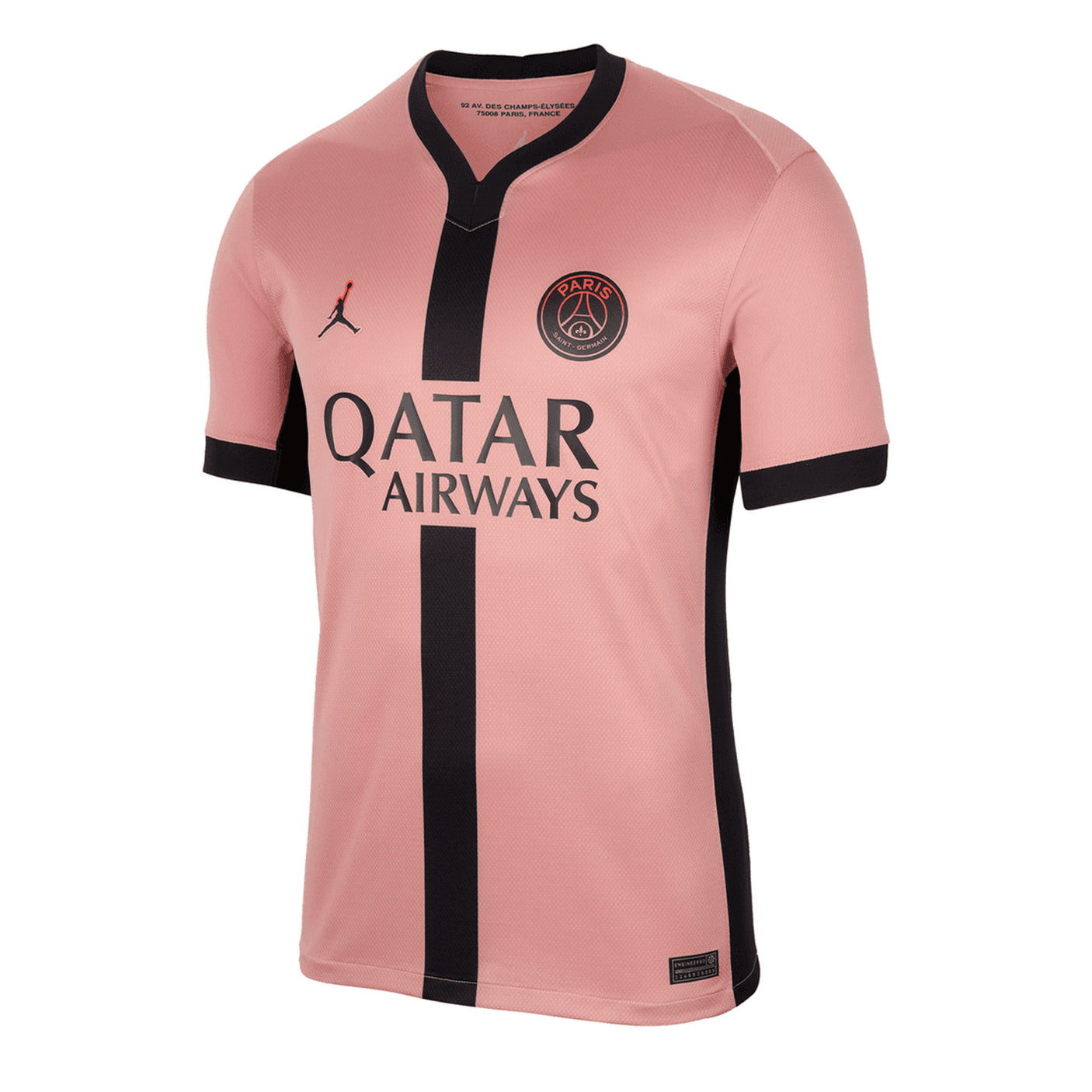 Nike Men's PSG 2024/25 Third Jersey Rust Pink/Black Front