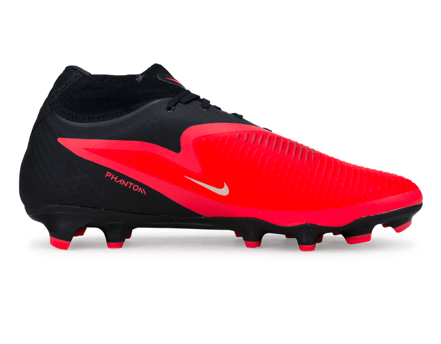 Nike Men's Phantom 6 High Academy FG/MG Bright Crimson/Black Side