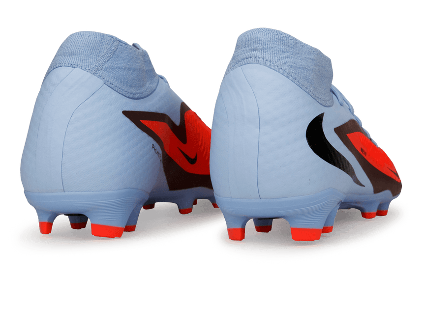 Nike Men's Phantom 6 High Academy FG/MG Royal Tint/Bright Crimson Back